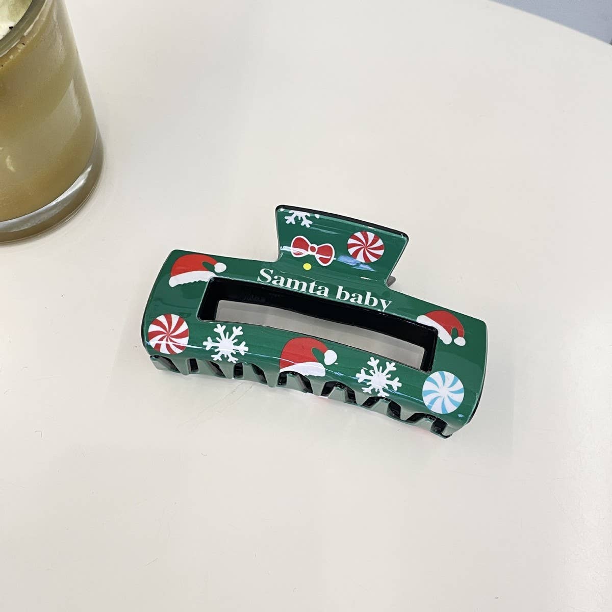 CHRISTMAS REINDEER SNOWFLAKE HAIR CLIP SHARK CLIP_CWAHA2153