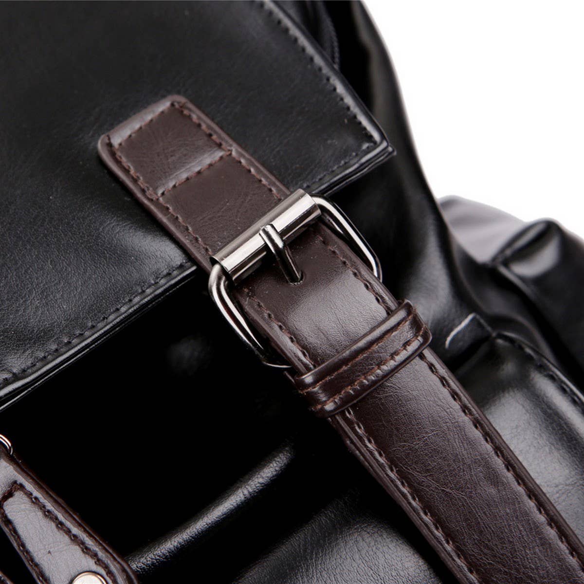 MEN S PU LEATHER LARGE BACKPACK STYLISH CASUAL_CWAB5181