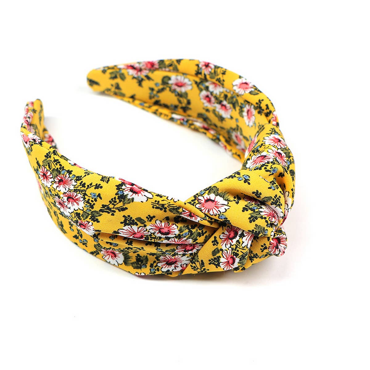 FLORAL KNOTTED WIDE BRIMMED HEADBAND_CWAHA0979