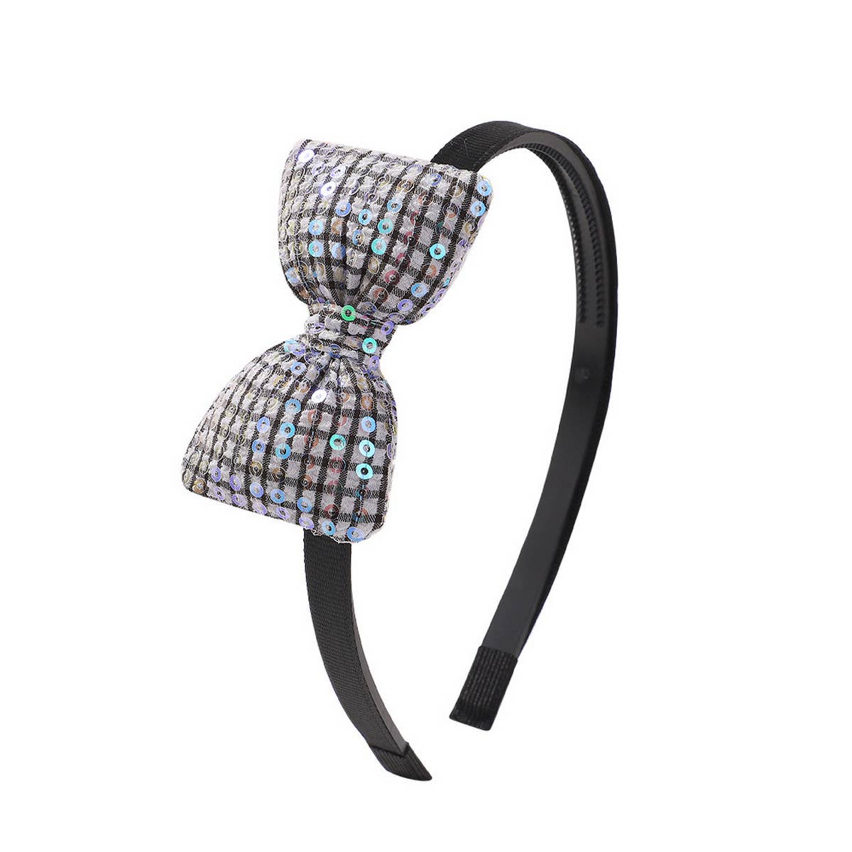 CHILDRENS BOW 3D SEQUINED HEADBAND_CWAHA2365