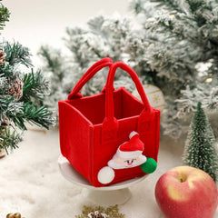 Felt Xmas Apple Bag Gift Box Tote Pouch_Cwmm10578