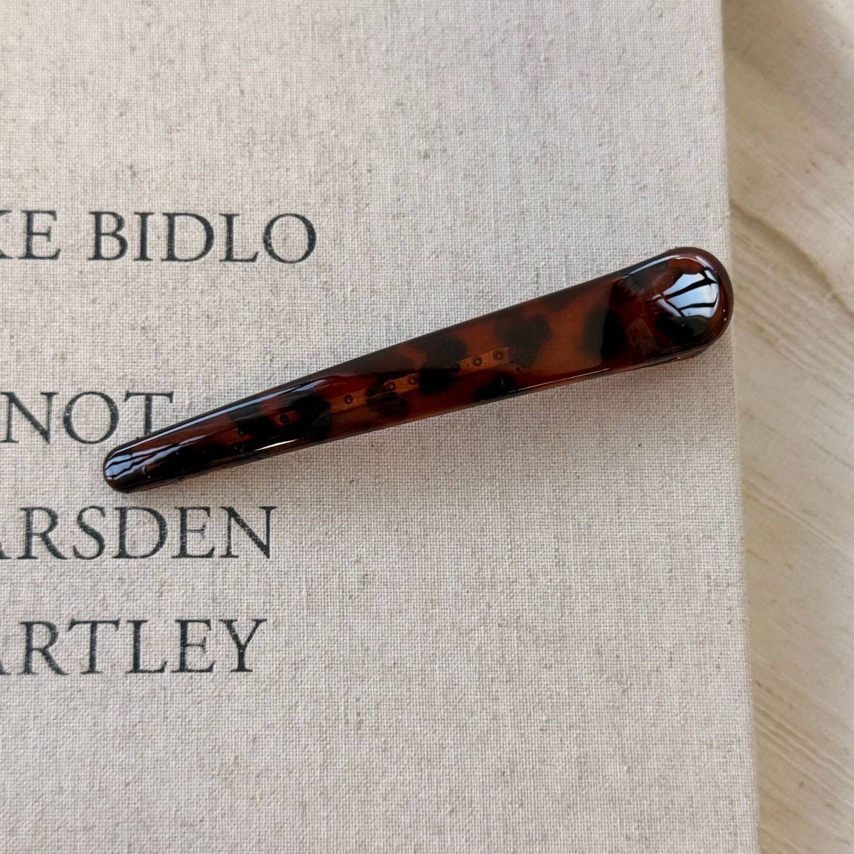 Leopard Hair Clip Large Duckbill Side Bang Pin_Cwaha07770