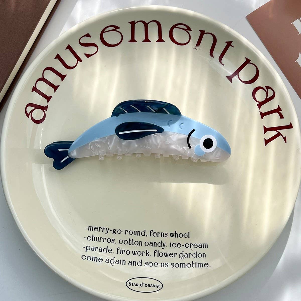 SARDINE ACETATE CLAW CLIP CHIC HAIR ACCESSORY_CWAHA5907