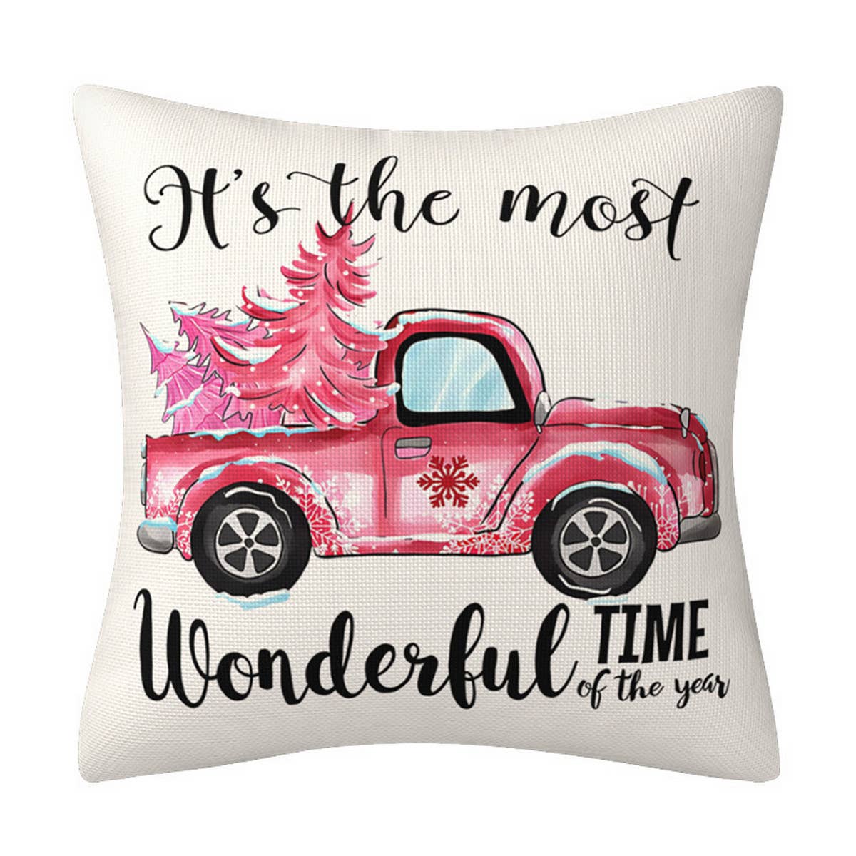 NEW ARRIVAL PINK SANTA CLAUS PILLOWCASE_CWMM1384