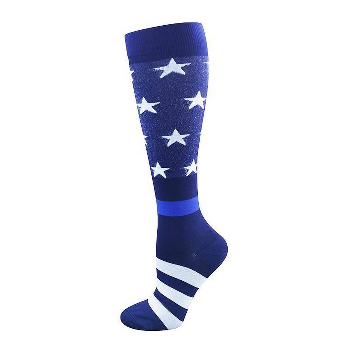 Women'S Sports Long Elastic Compression Socks_Cwms1881