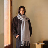 50 WOOL CIRCLE SCARF LONG WOVEN WINTER WRAP_CWASC2307