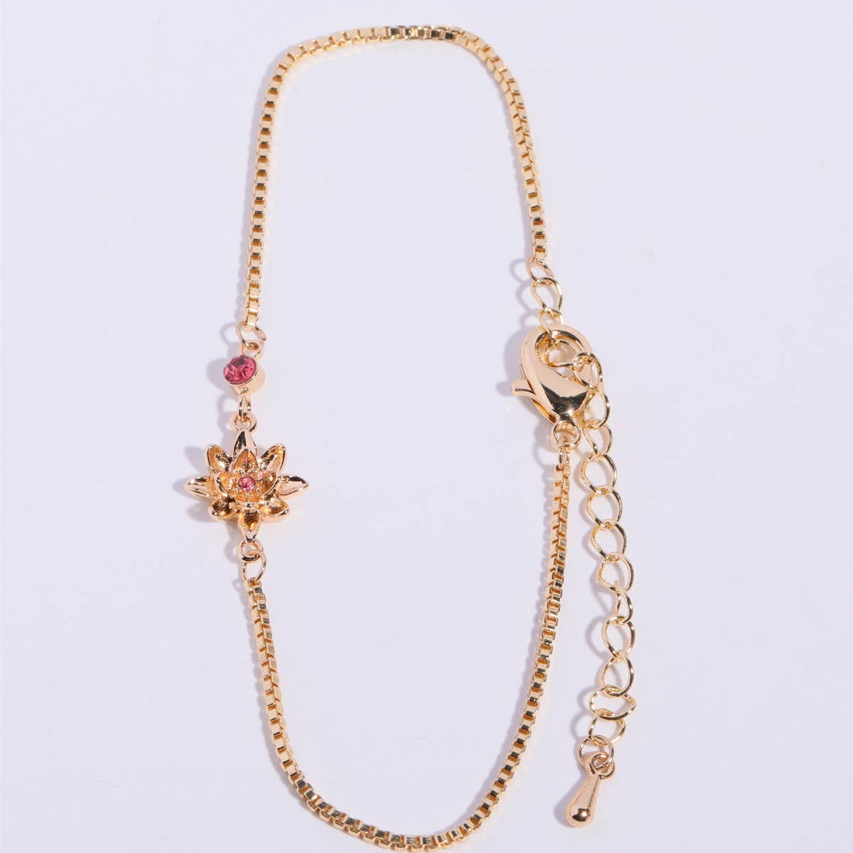 DECEMBER FLOWERBRACELET ZIRCON PENDANT BRACELET_CWAJE1617