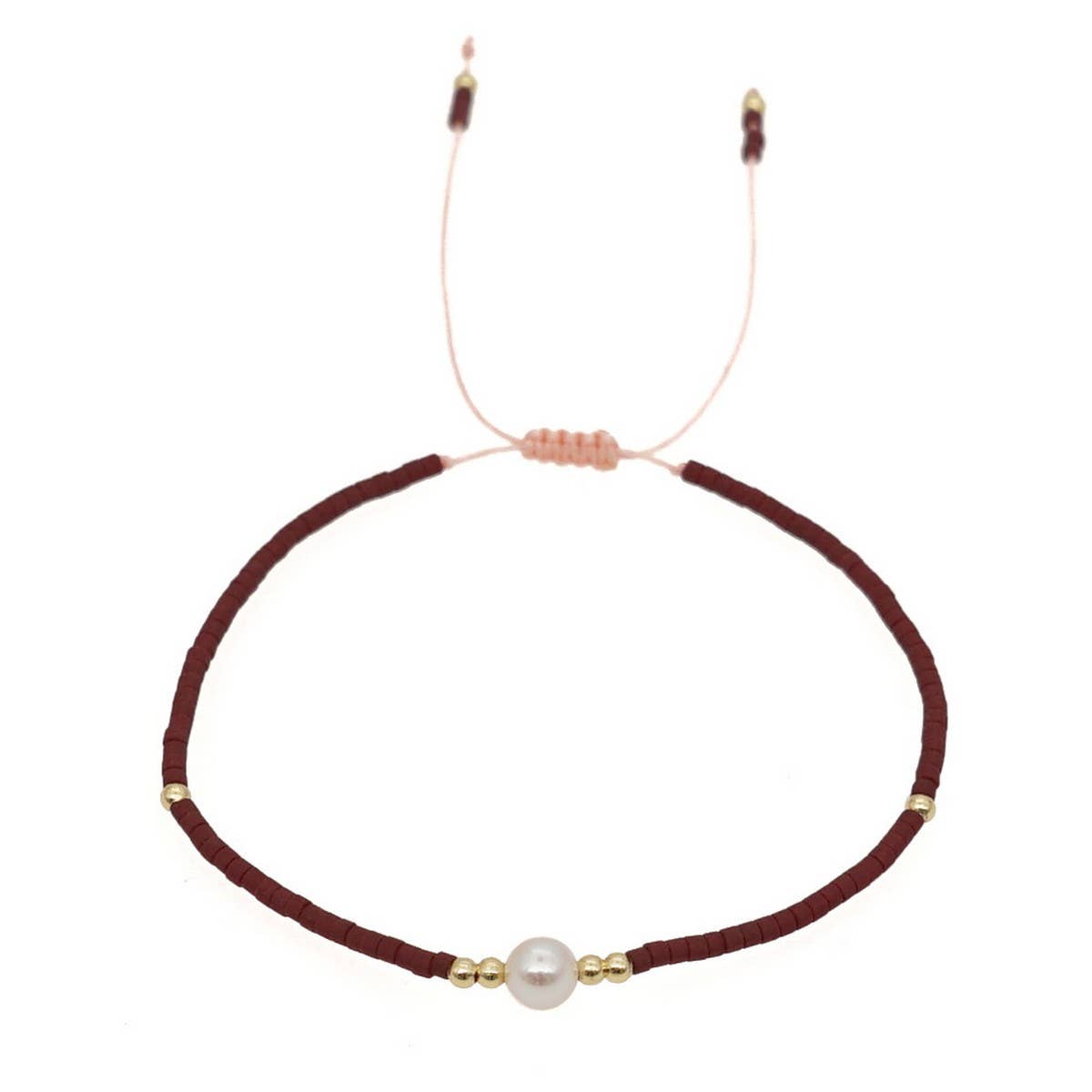 HAND WOVEN FASHIONABLE RICE BEADS BRACELET_CWAB4621