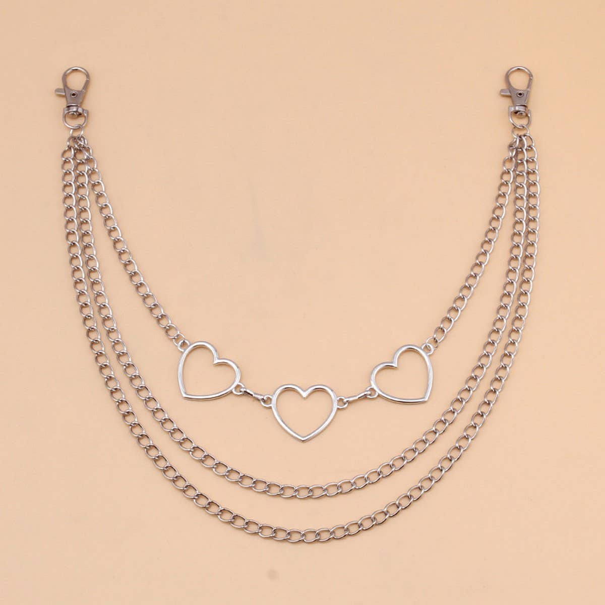 FASHIONABLE METAL HOLLOW HEART PANTS CHAIN_CWMM0673