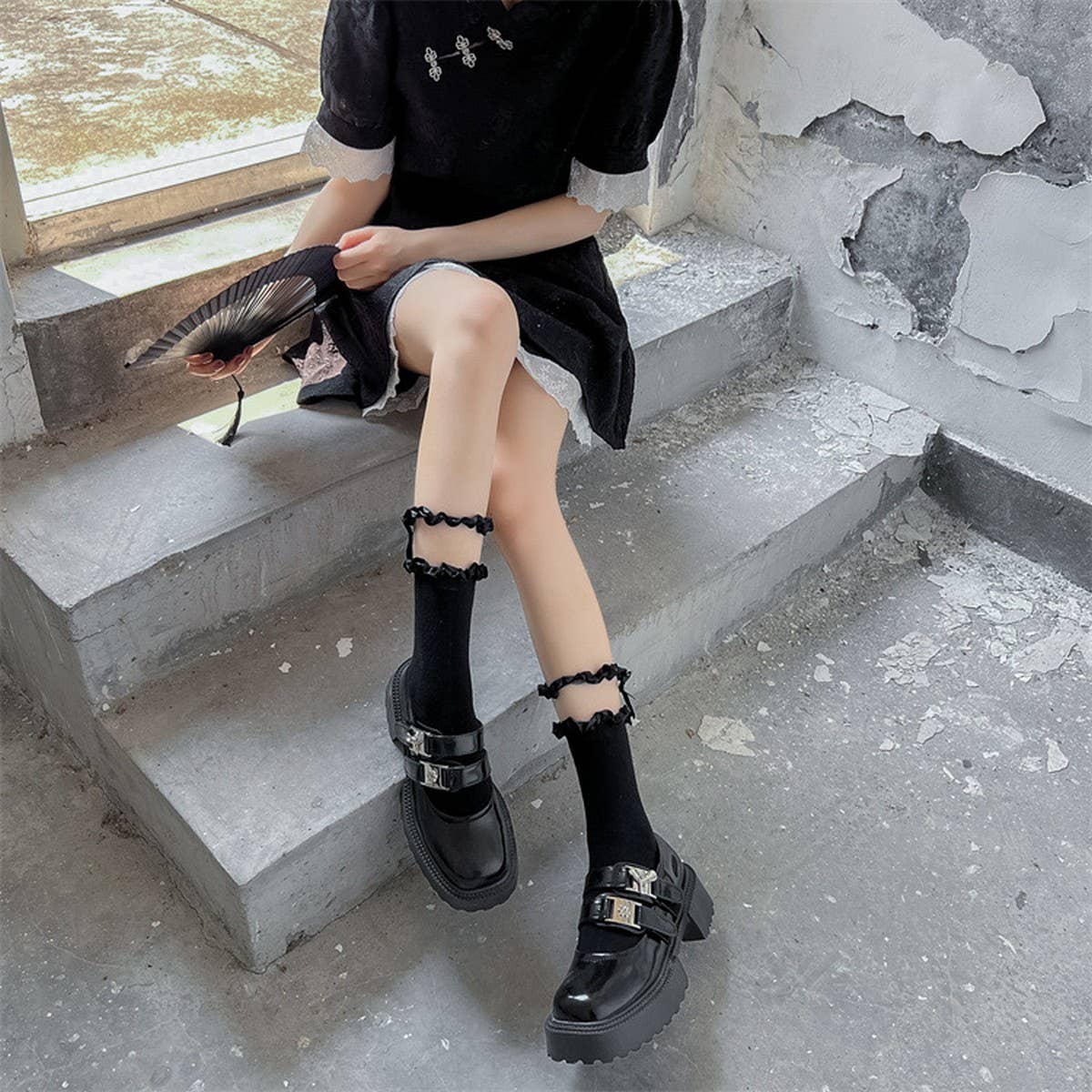 SUMMER THIN GLASS SILK LACE SOCKS LOLITA SEXY SOCKS_CWMS0520