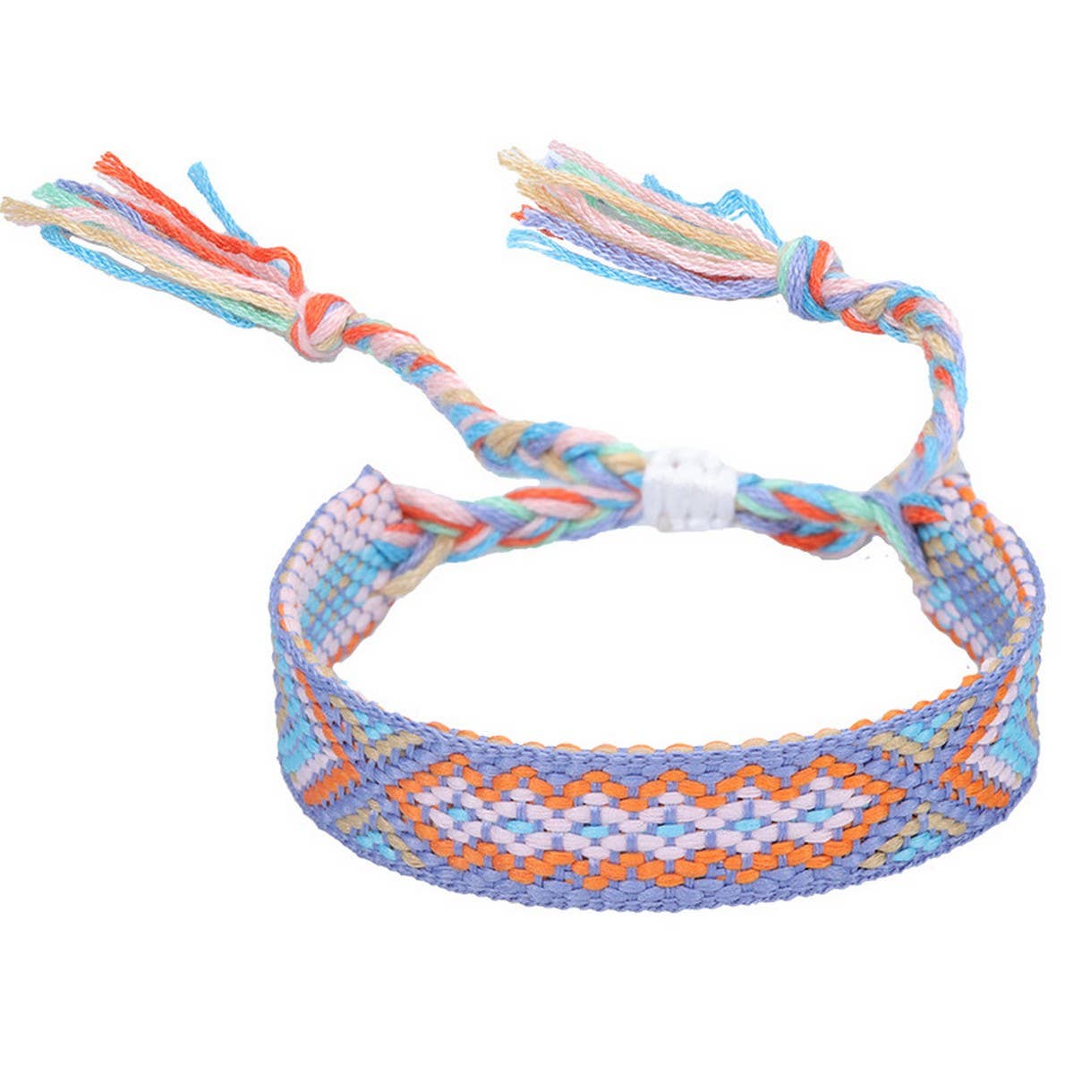 ETHNIC STYLE COLORFUL TASSEL WOVEN BRACELET_CWAJE0709