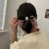 GENTLE AND HIGHLY ELASTIC PEARL HAIR TIE_CWAHA1297