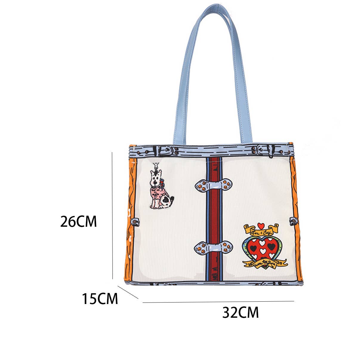 SIMPLE CANVAS ONE SHOULDER HANDBAG_CWAB0999