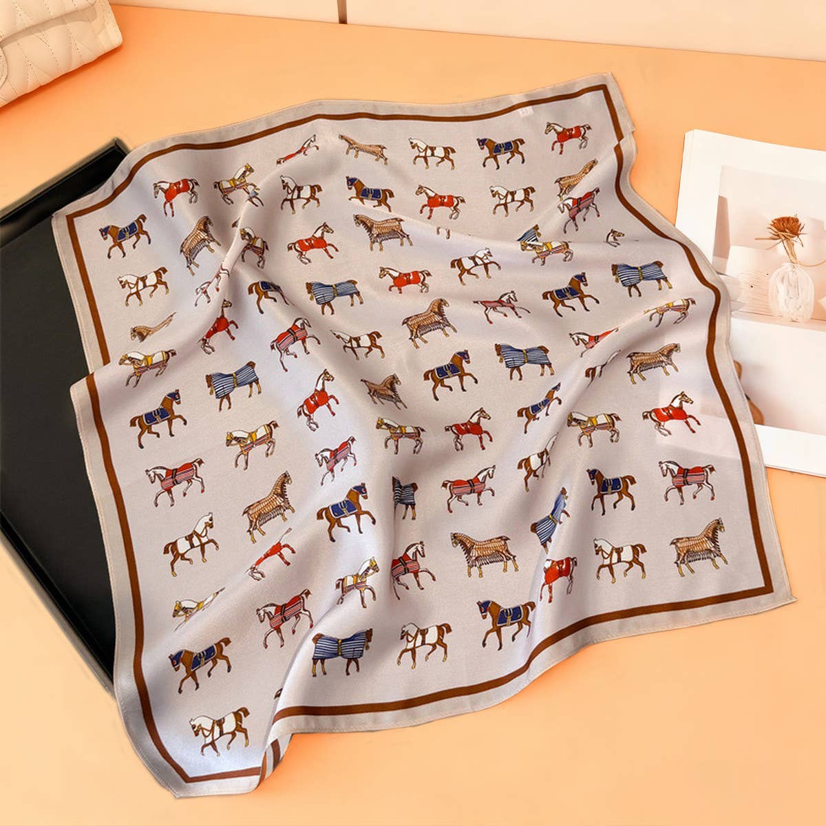 Fashion Printed Silk Satin Square Head Scarf_Cwasc03435