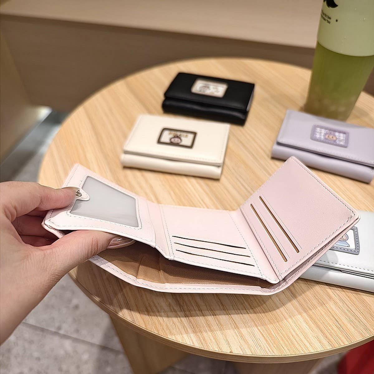 Cute Cartoon Mini 3-Fold Wallet For Students_Cwab06270