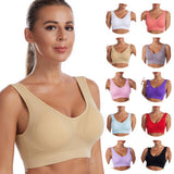 PLUS SIZE RUNNING SHOCKPROOF SPORTS WIRELESS BRA_CWMU0309