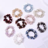 ELEGANT PEARL CRYSTAL HAIR TIE NEW SIMPLE STYLE_CWAHA6780