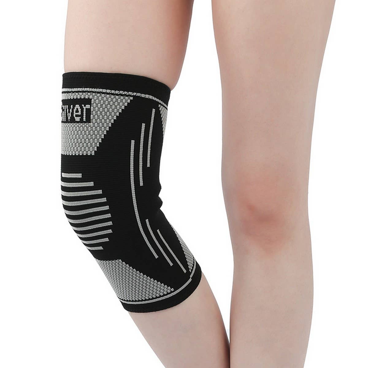 SILVER FIBER SPORTS KNEE BRACE ODOR FREE BREATHABLE_CWMM7885