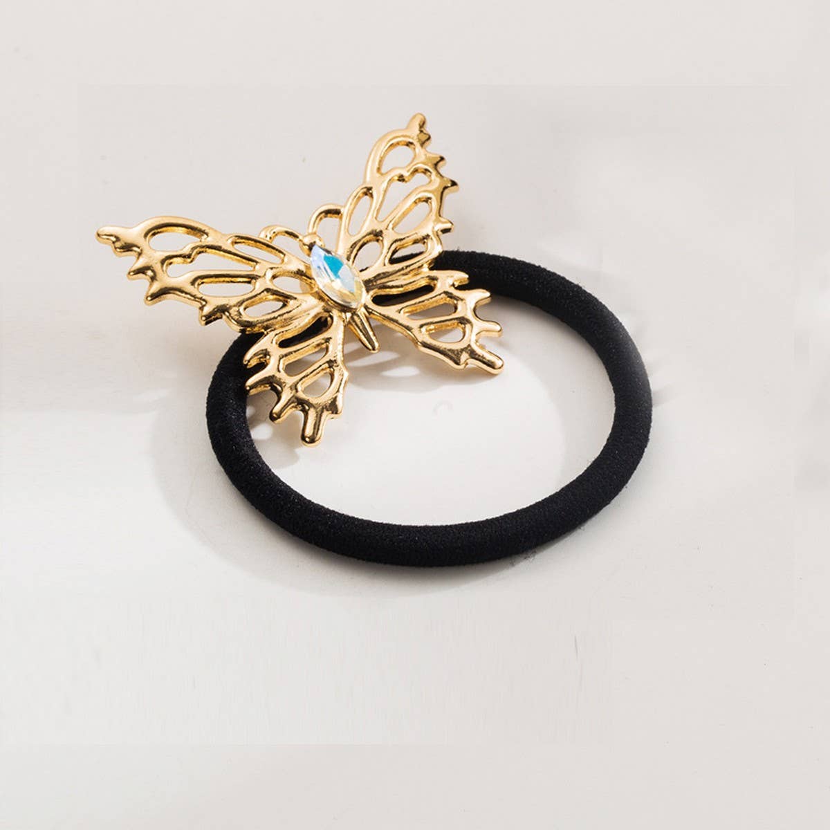 STYLISH METAL BOW HAIR TIE SWEET ELEGANT_CWAHA6191