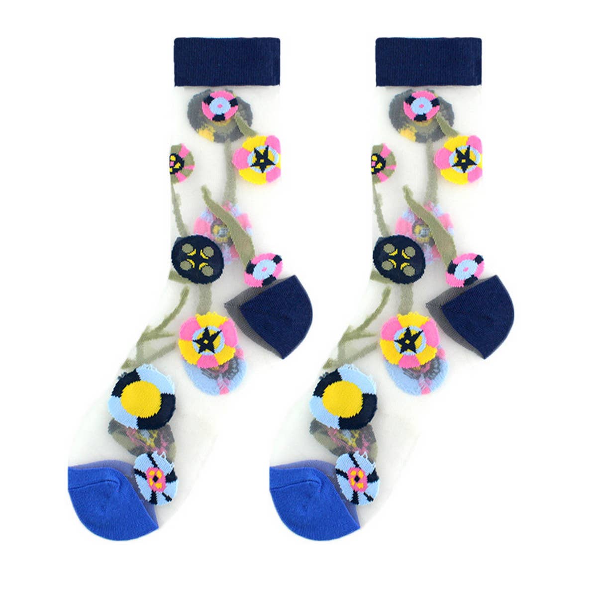 FASHIONABLE THIN FLOWER FOREST GLASS STOCK_CWMS0424