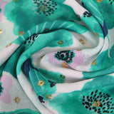 SATIN SILK SCARF COLORFUL SUN PROTECTION SHAWL_CWASC0687