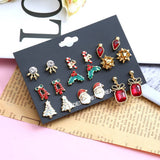 CHRISTMAS ELK EARRING SET EARRING COMBINATION_CWMM2615