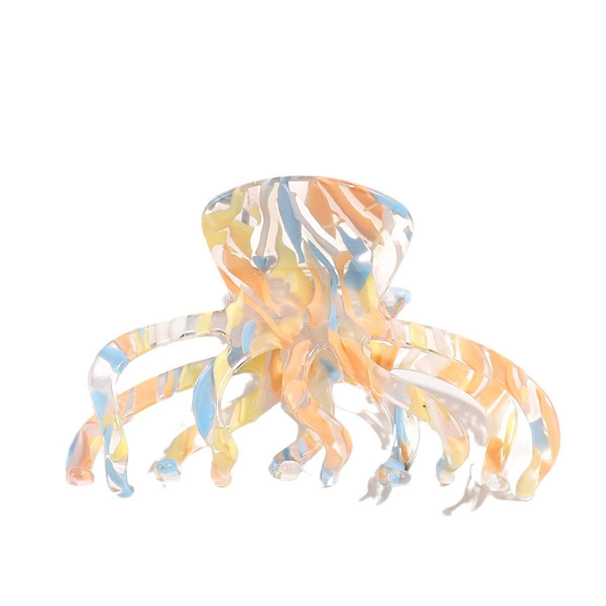 OCTOPUS ACETATE HAIR CLAW COLORFUL FASHION CLIP_CWAHA2211