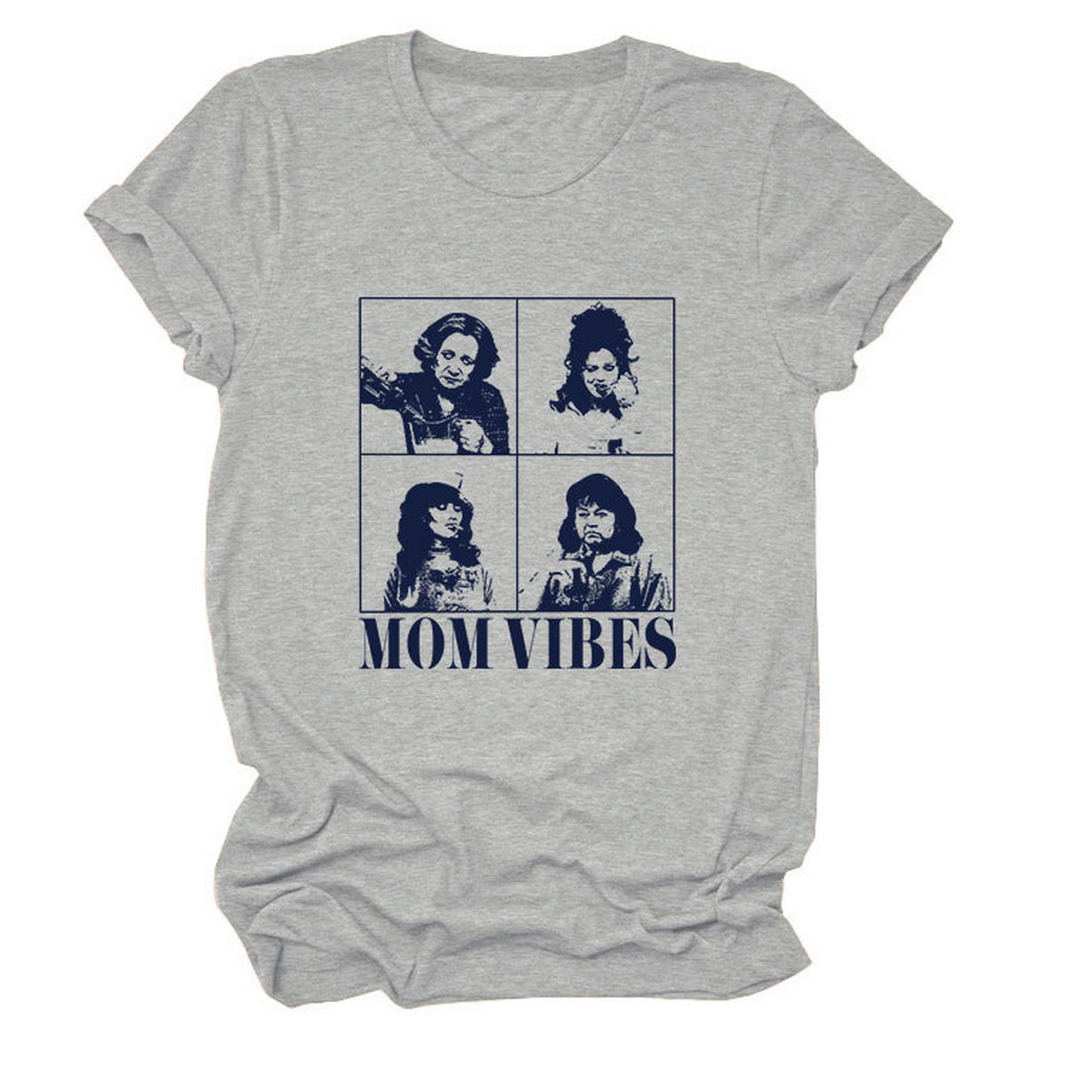 Trendy Casual Womens Crew Neck T-Shirt