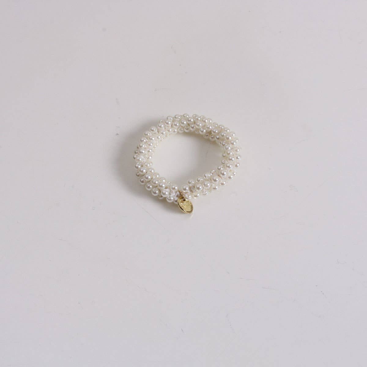 NEW CUTE PEARL HAIR TIE HIGH END ELASTIC BAND_CWAHA6764