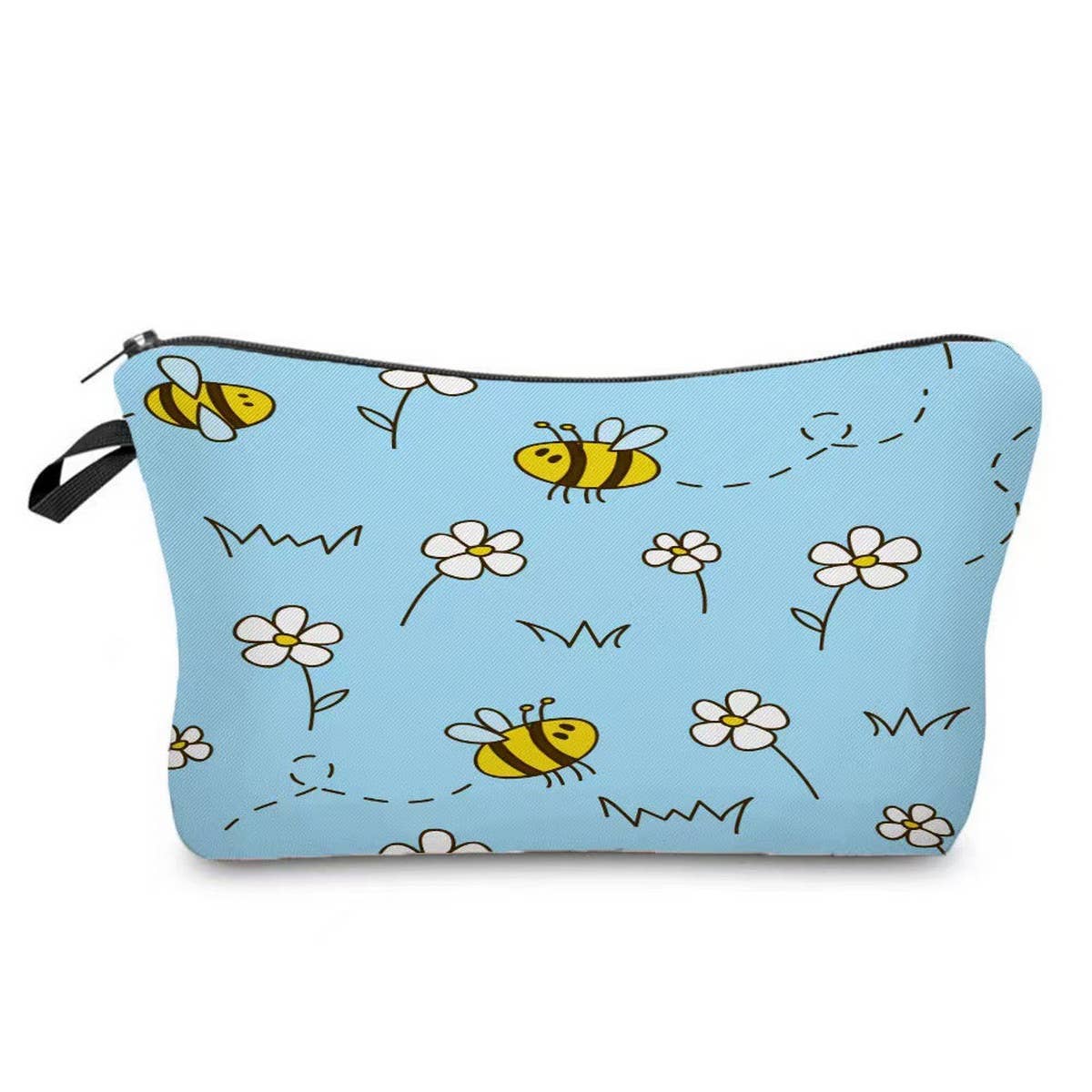 CUTE HARD WORKING BEE PRINTED COSMETIC BAG_CWAB2269