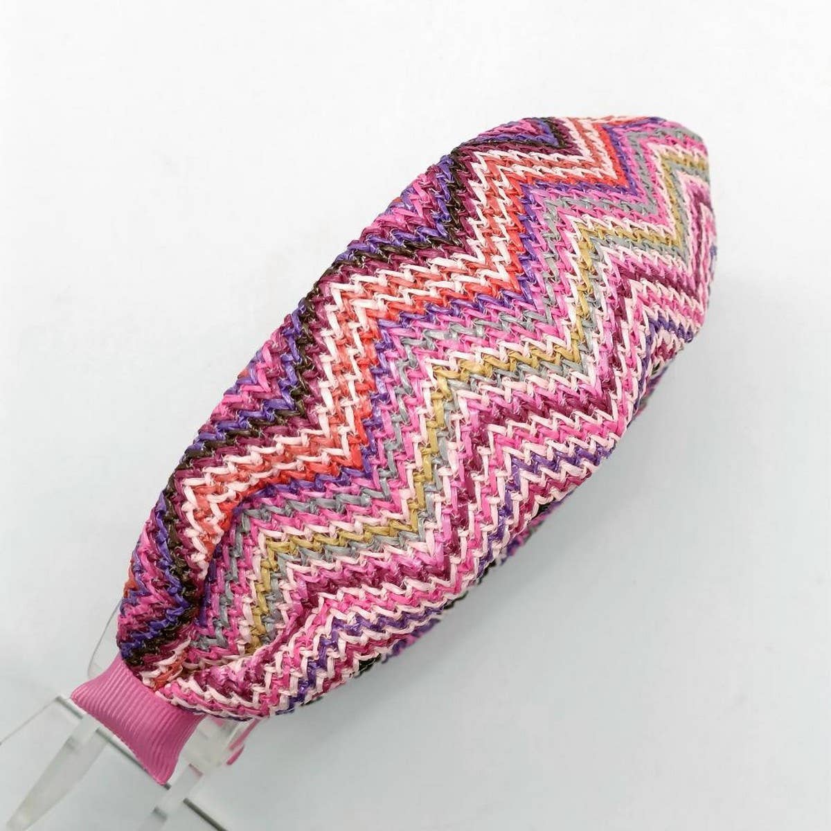 BEST SELLING PP STRAW WOVEN KNOT HEADBAND_CWAHA6325