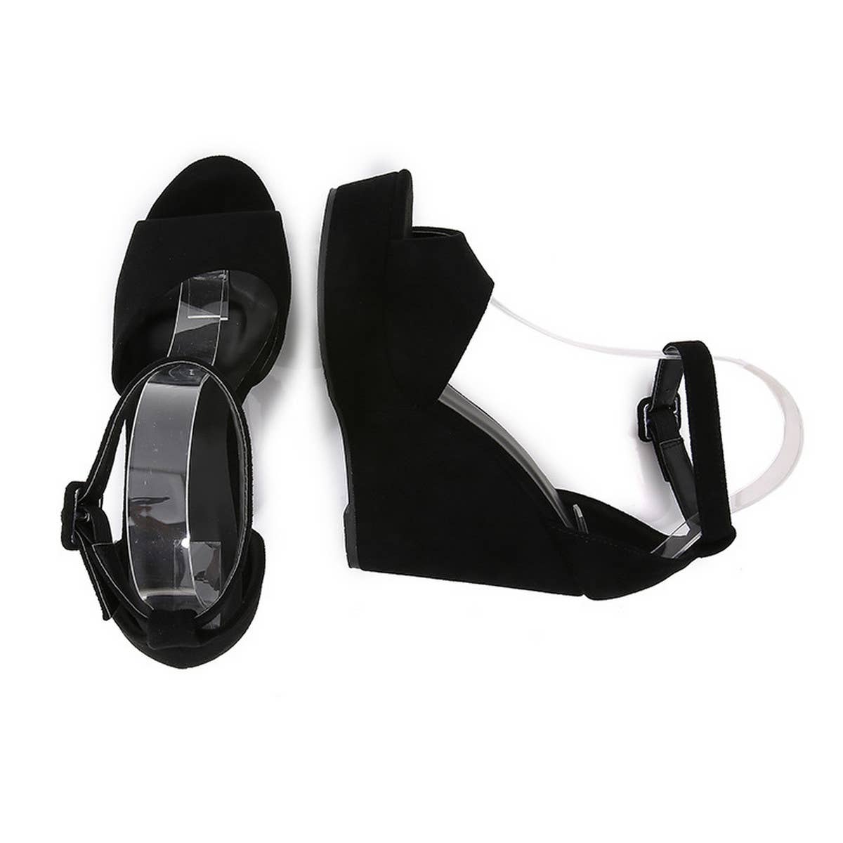 NEW STYLE FISH MOUTH BAG AND STRAPPY HIGH HEELS_CWSHH0130