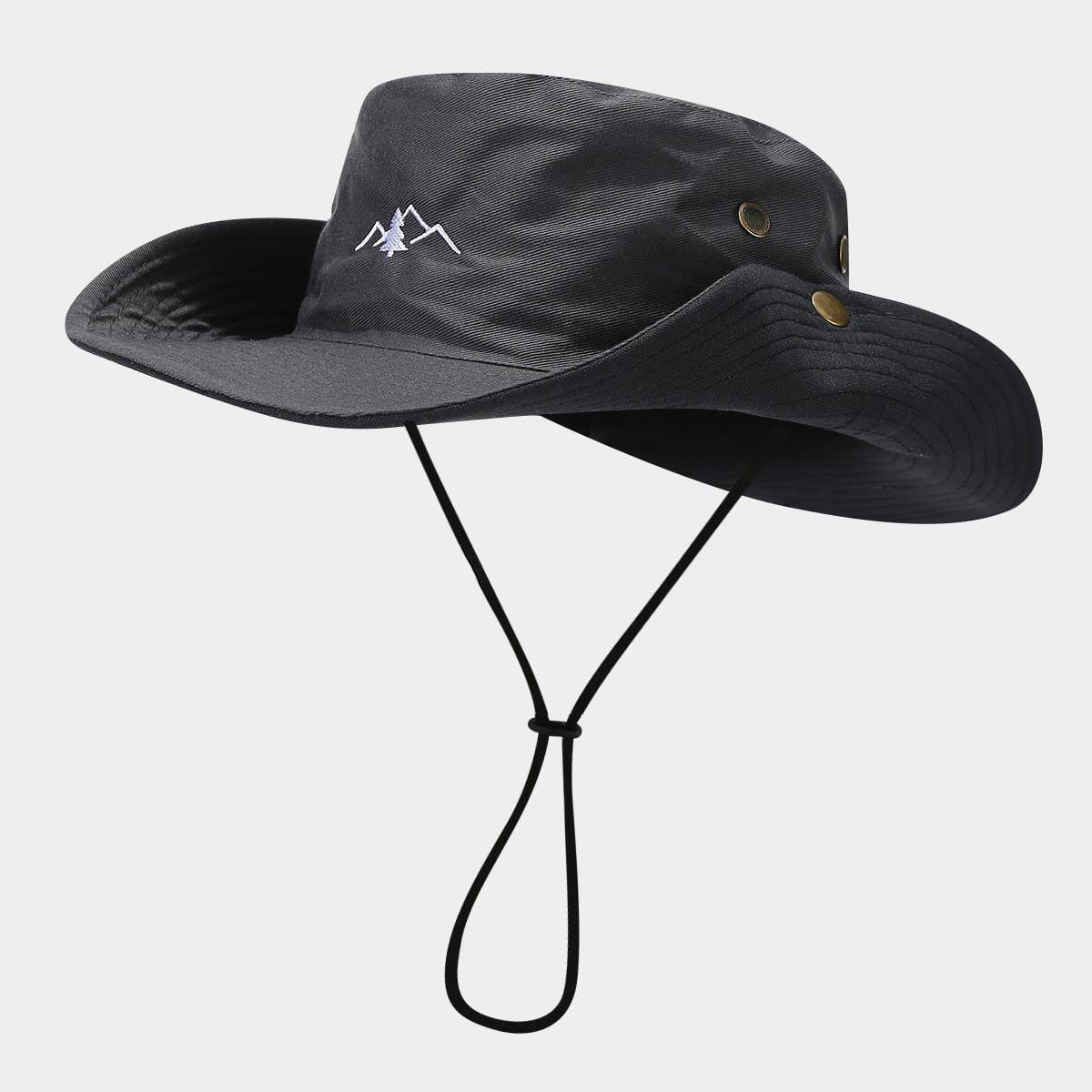 Uv Protection Outdoor Sun Hat With Chin Strap_Cwah3800