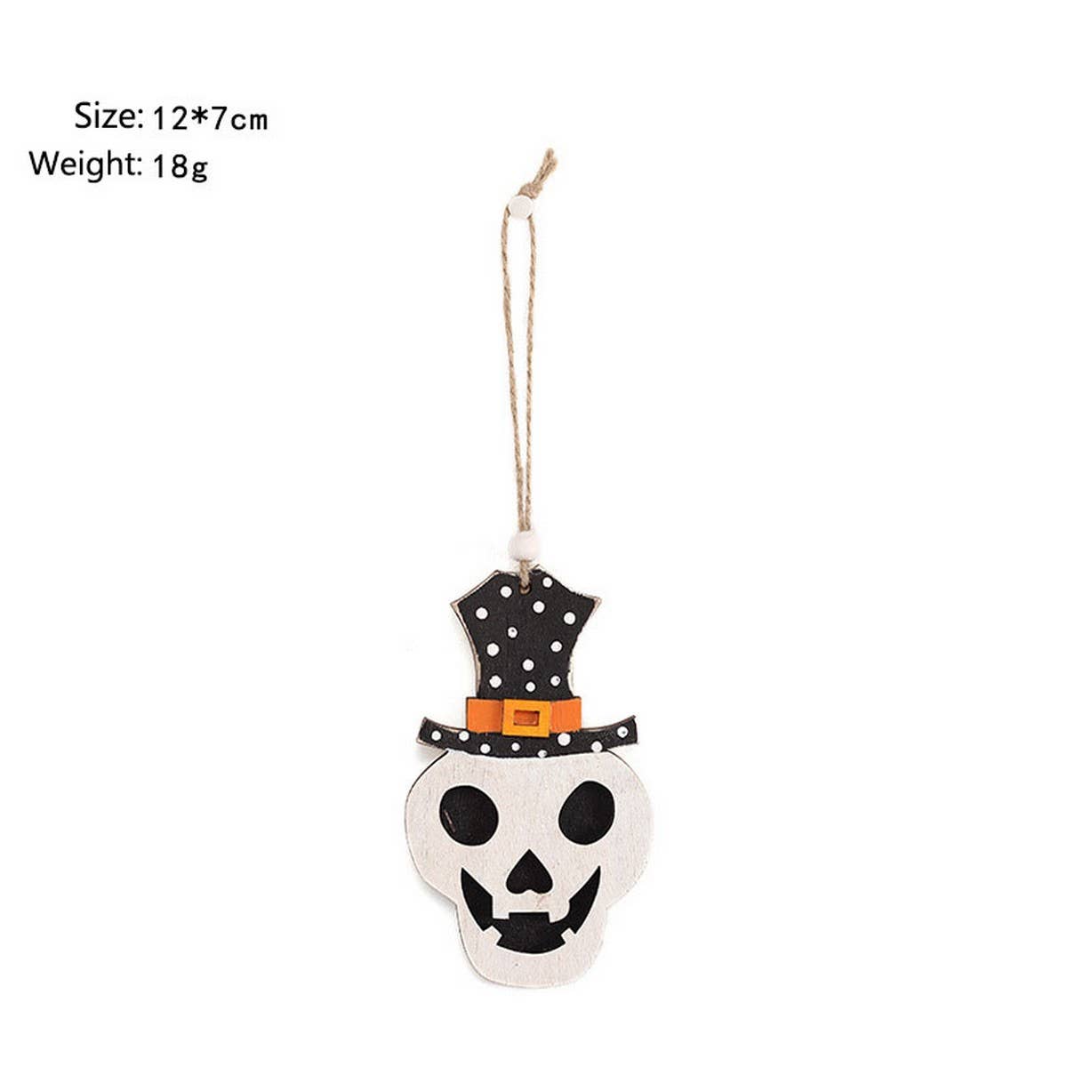 INS STYLE PAINTED HALLOWEEN GHOST SKULL DECOR_CWAJE05359