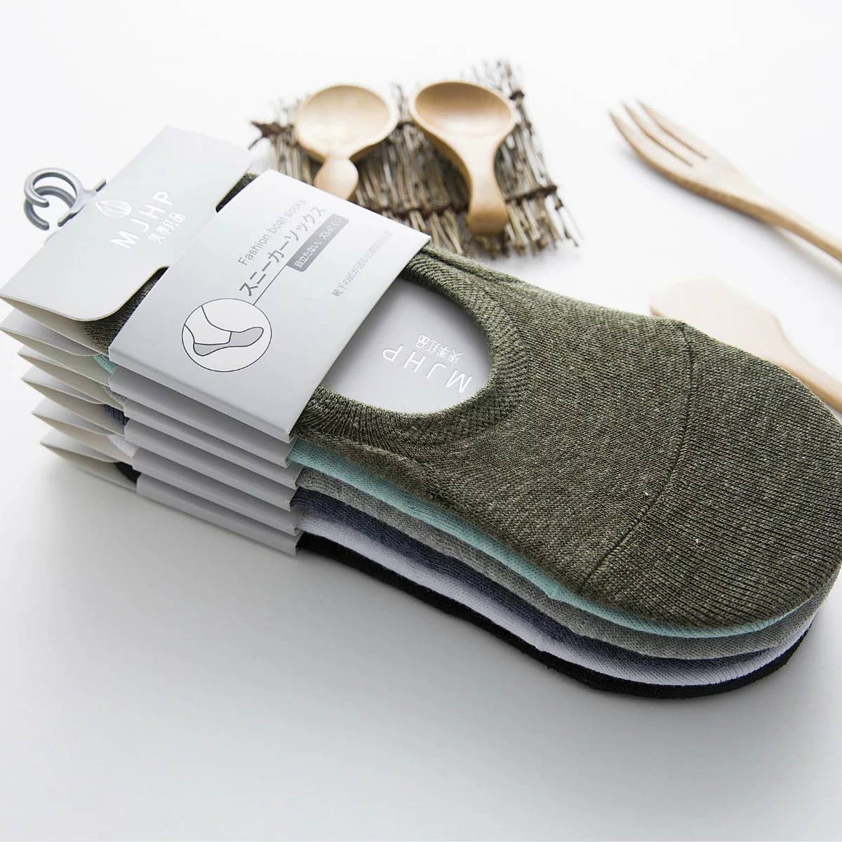 SHALLOW MOUTH INVISIBLE SOLID COLOR SOCKS_CWMS0483