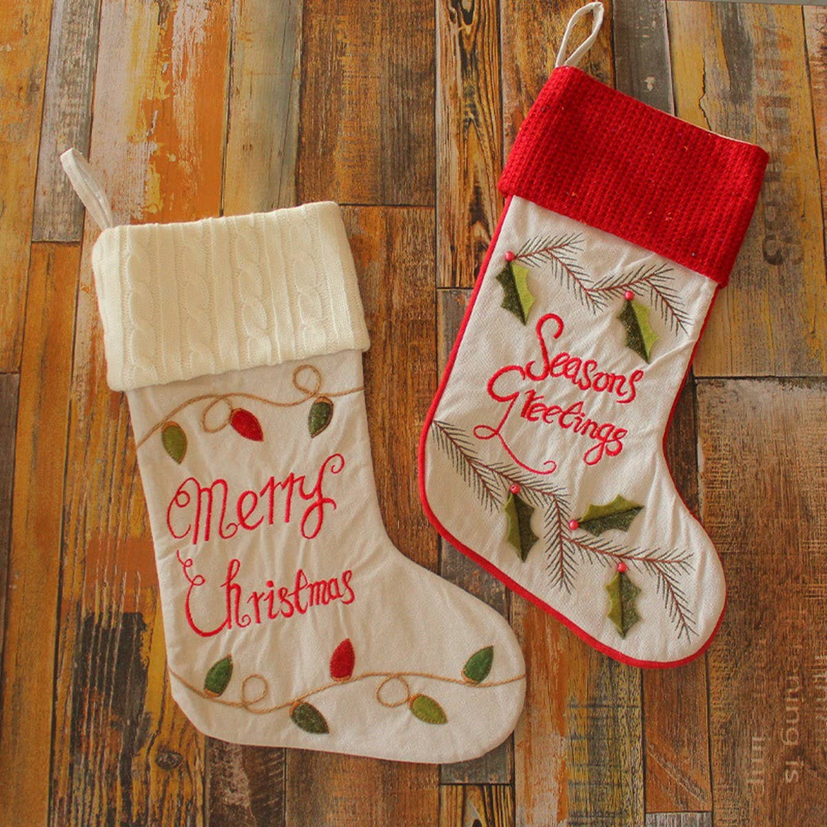 NEW CHRISTMAS KNITTED SOCKS CANDY BAG ORNAMENTS_CWMS1446