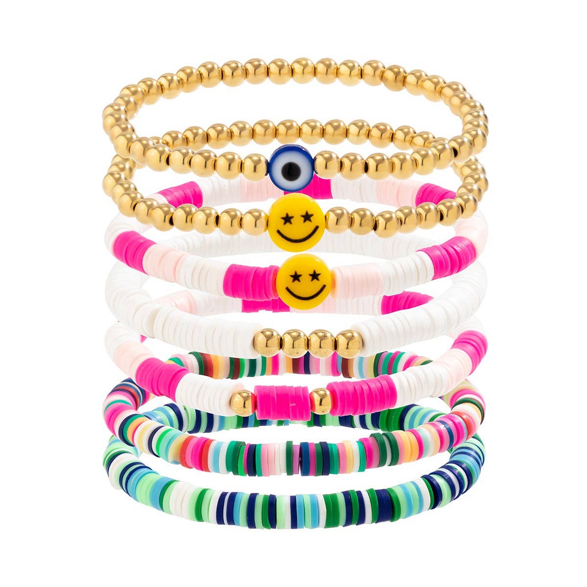 BOHO STAR BEADED BRACELET_CWAJE1483