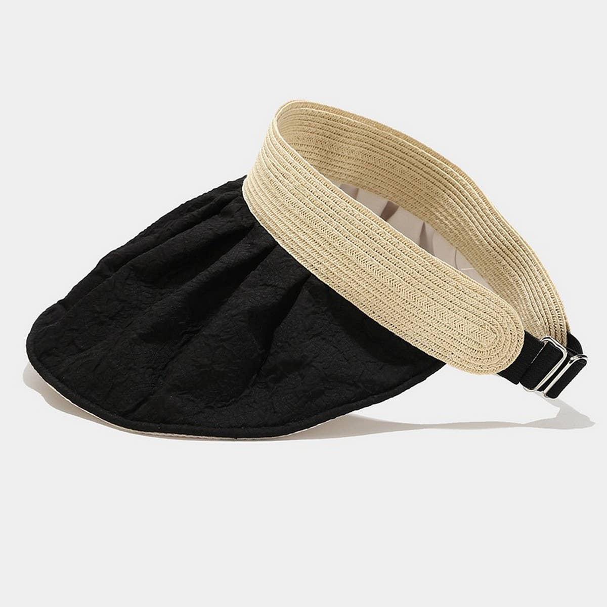 REVERSIBLE WIDE BRIM UV PROTECTION VISOR HAT_CWAH3314