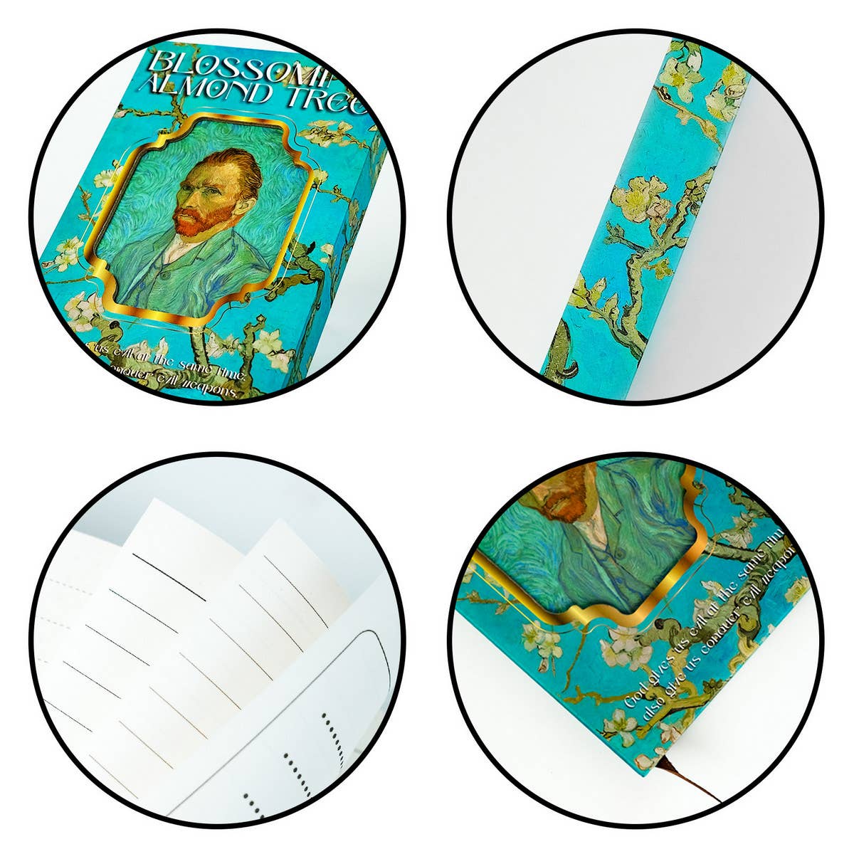 MAGNETIC APRICOT BLOSSOM DIY NOTEBOOK_CWMM1845