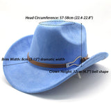 BELT BUCKLE WESTERN COWBOY HAT ADJUSTABLE BRIM_CWAH2532
