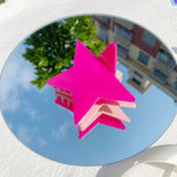 Y2K Star Hair Claw Colorblock Dopamine Style_Cwaha0568