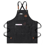 Cwab3996_Thick Canvas Stain-Resistant Denim Apron