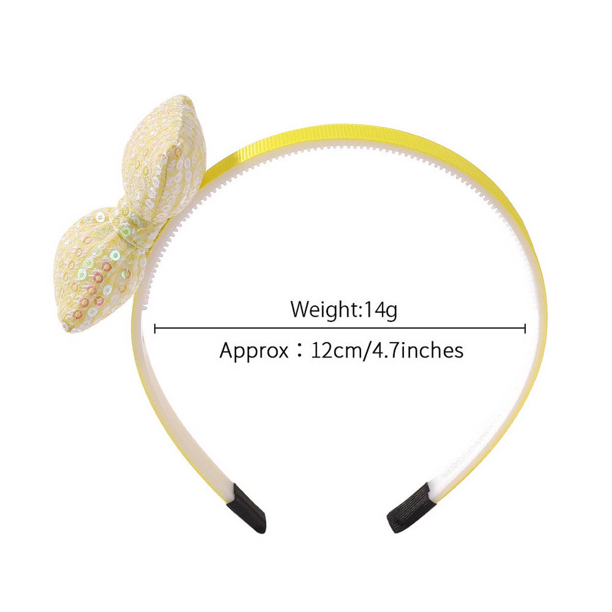 CHILDRENS BOW 3D SEQUINED HEADBAND_CWAHA2365