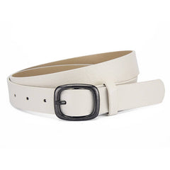 Cwabe01260_Leopard Print Square Buckle Belt For Women