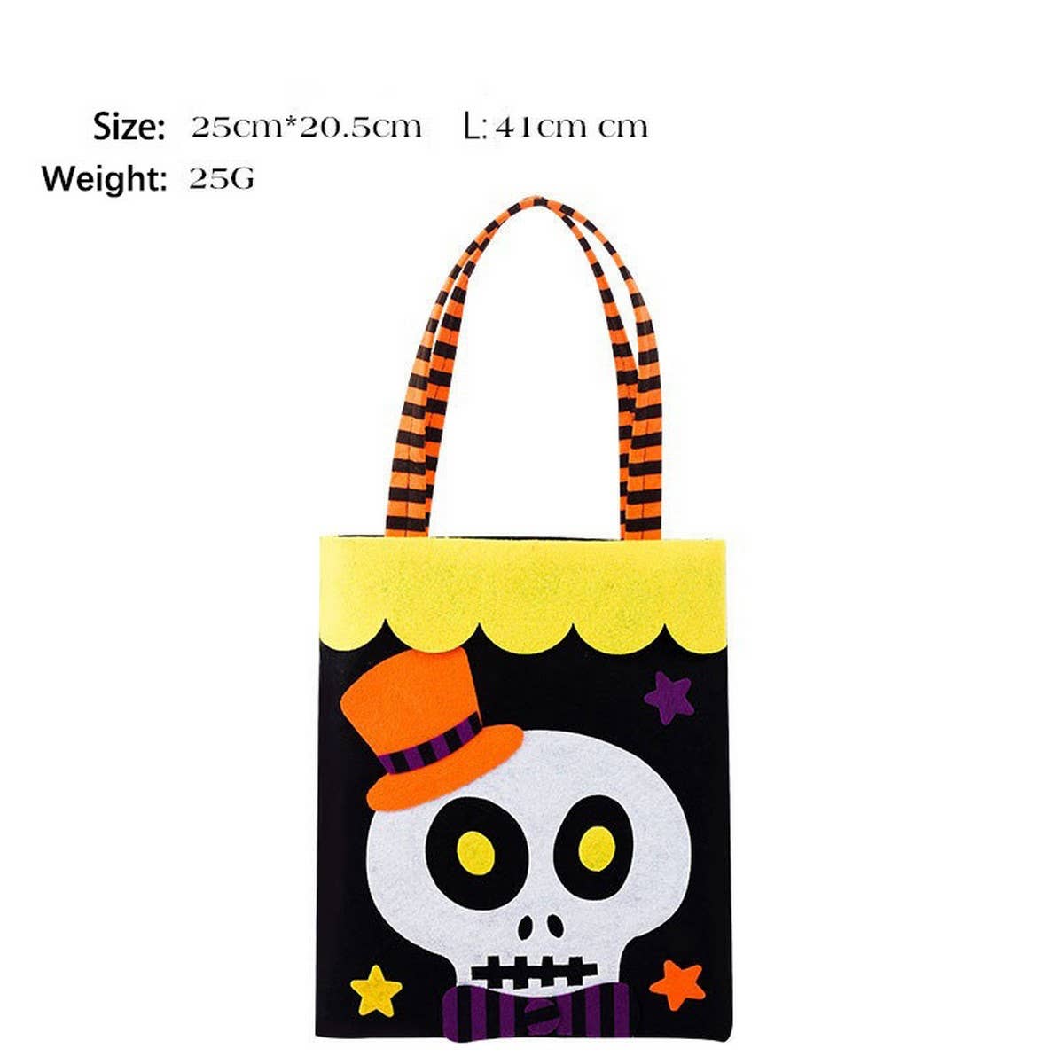 Cute Pumpkin Ghost Nonwoven Gift Bag_Cwmm9923