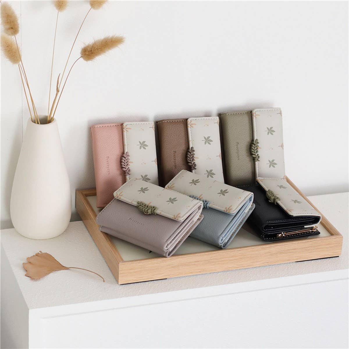New Fresh Print 3-Fold Coin Clip Wallet_Cwab06264