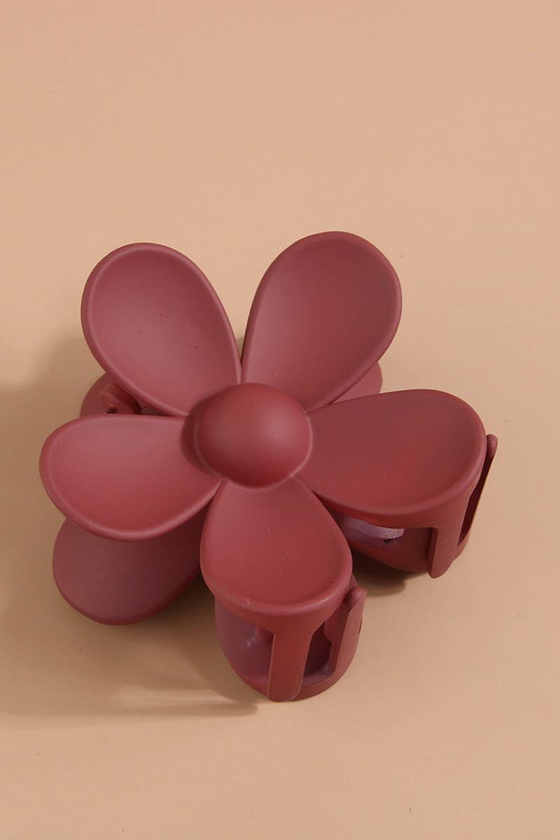 Cwaha0574_Flower Shark Claw Clip Hair Clip