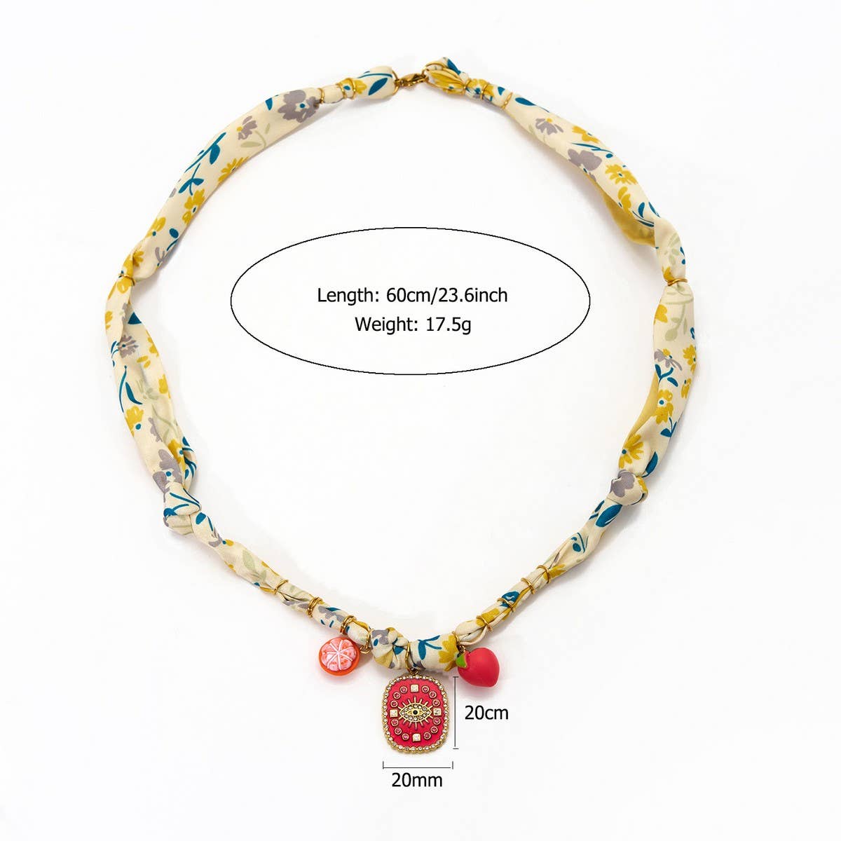 OCEAN STYLE NECKLACE WITH SEA ANIMAL CHARMS_CWMM8807