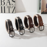 Vintage Punk Studded Pin Buckle Belt Unisex Jeans_Cwabe1230