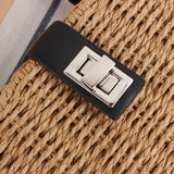 CUTE WOODEN BEAD PORTABLE WOVEN BAG_CWAB2096